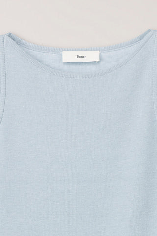 LAYERING KNIT TOP SOFT BLUE