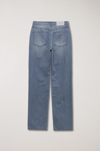 RELAXED SUMMER DENIM PANTS LIGHT BLUE