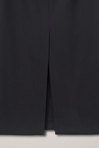 H-LINE MAXI SKIRT BLACK