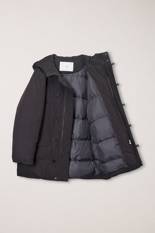 UNISEX GOOSE DOWN PARKA JACKET MUSHROOM