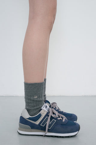CLASSIC LOGO SOCKS CHARCOAL GREY