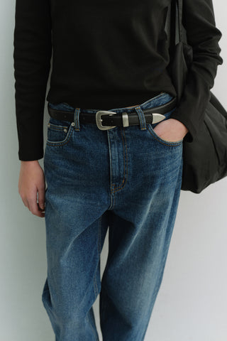 MODERN WESTERN BELT BLACK