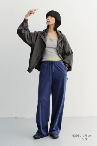 SUMMER WIDE JOGGER PANTS BLUE