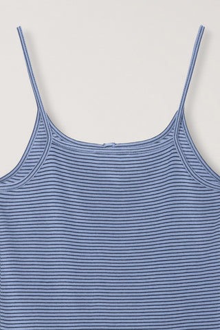 PETIT SLEEVELESS TOP BLUE STRIPE