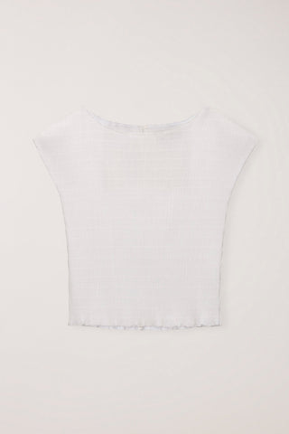 PLEATS BLOUSE IVORY