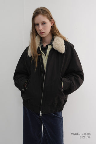 UNISEX FLIGHT PADDED JACKET BLACK