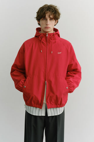 UNISEX LOGO WINDBREAKER RED