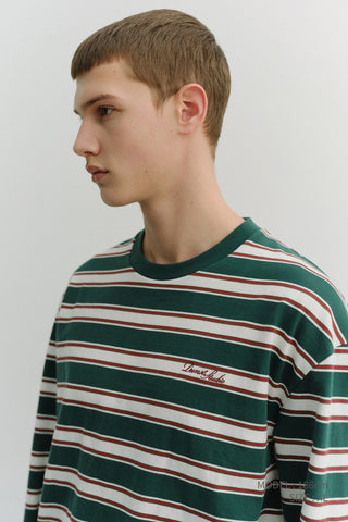 UNISEX STRIPED T-SHIRT GREEN STRIPE