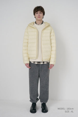 UNISEX LIGHT GOOSE DOWN JACKET SEA SALT