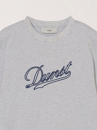 UNISEX CHAIN LOGO T-SHIRT LIGHT MELANGE GREY