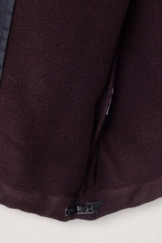 UNISEX ZIP-UP FLEECE SWEATSHIRT CHOCO BROWN
