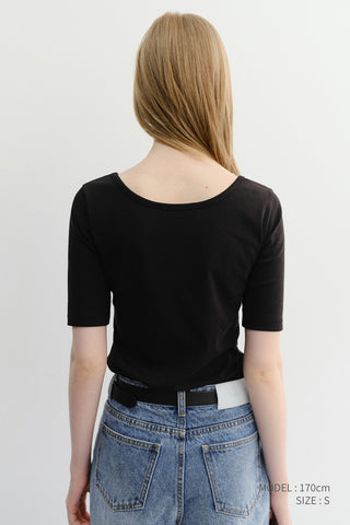 ESSENTIAL CROPPED JEANS LIGHT BLUE