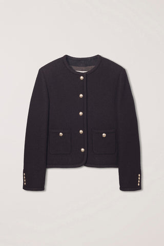 CLASSIC TWEED JACKET BROWN