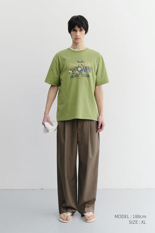 UNISEX LIMONCELLO T-SHIRT OLIVE GREEN