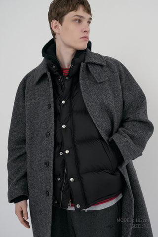 UNISEX GOOSE DOWN VEST BLACK