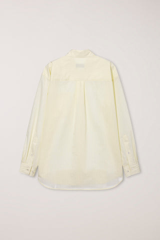 UNISEX SUMMER BREEZE STRIPED OVERSHIRT BUTTER