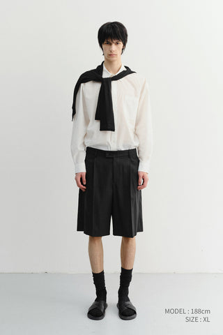 UNISEX SUMMER BREEZE STRIPED OVERSHIRT WHITE