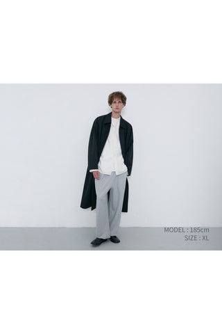 UNISEX REFINED MAC COAT BLACK
