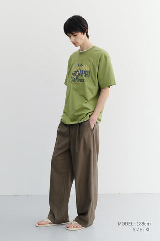 UNISEX LIMONCELLO T-SHIRT OLIVE GREEN