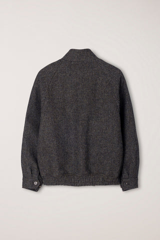 UNISEX HARRINGTON WOOL BLOUSON BROWN