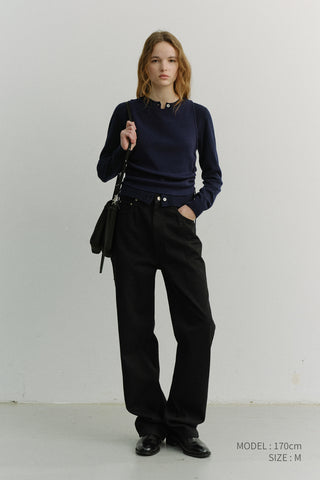 LOOSE JEANS BLACK