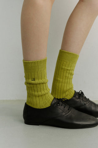 CLASSIC LOGO SOCKS OLIVE