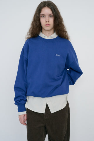 UNISEX GARMENT DYED SWEATSHIRT BLUE