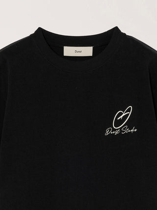 UNISEX HEART D LOGO T-SHIRT BLACK