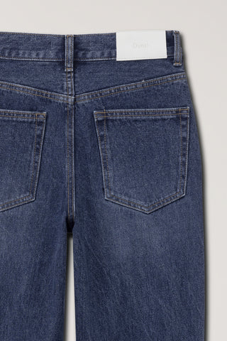 RELAXED FLARED JEANS CLASSIC BLUE