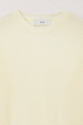 UNISEX HAIRLY SWEATER LEMON BUTTER