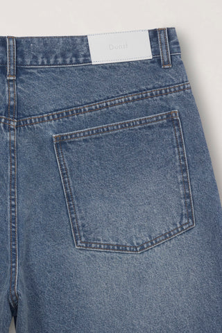 CLASSIC BAGGY DENIM SHORTS VINTAGE BLUE