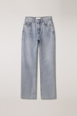 RELAXED FLARED JEANS LIGHT BLUE