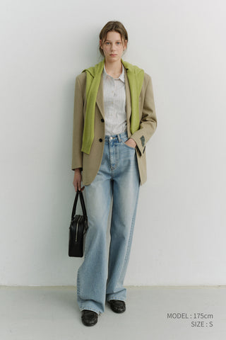 RELAXED WIDE JEANS LIGHT BLUE