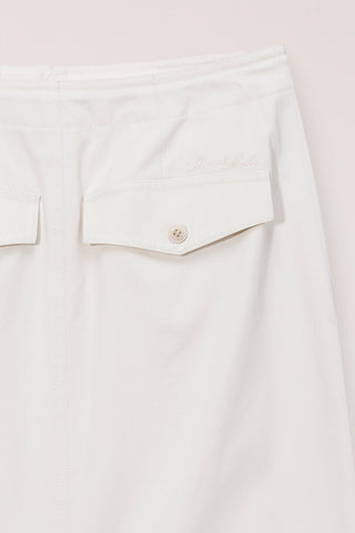 A-LINE MAXI SKIRT IVORY