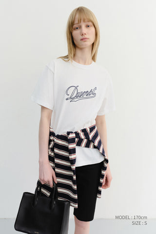 UNISEX CHAIN LOGO T-SHIRT OFF WHITE