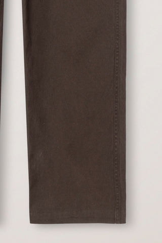 STRAIGHT CHINO SLACKS BROWN