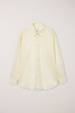 UNISEX SUMMER BREEZE STRIPED OVERSHIRT BUTTER