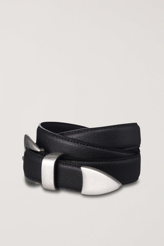 MODERN WESTERN BELT BLACK