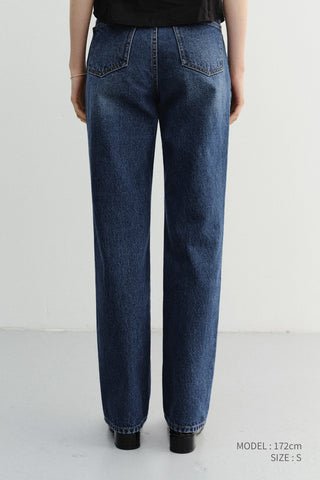 ESSENTIAL CROPPED JEANS CLASSIC BLUE