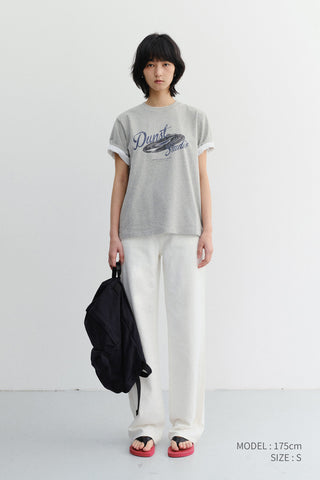 SUMMER STRAIGHT JEANS ECRU