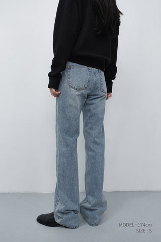 REFINED FLARED JEANS LIGHT BLUE