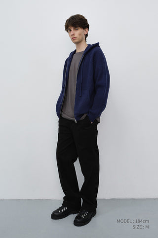 STRAIGHT CHINO SLACKS BLACK