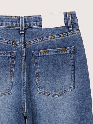 RELAXED WIDE JEANS CLASSIC BLUE