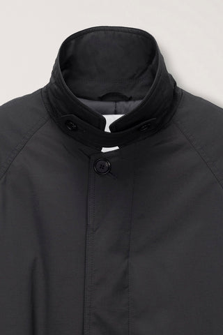 UNISEX PADDED BALMACAAN COAT CHARCOAL GREY
