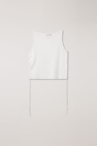 LAYERING KNIT TOP OFF WHITE