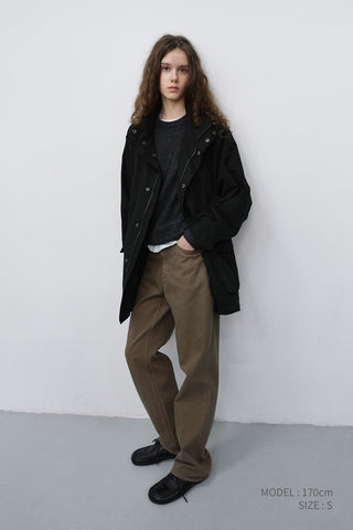 ESSENTIAL STRAIGHT COLORED JEANS BEIGE