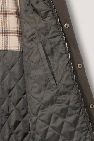 UNISEX WAXED COTTON HUNTING JACKET KHAKI