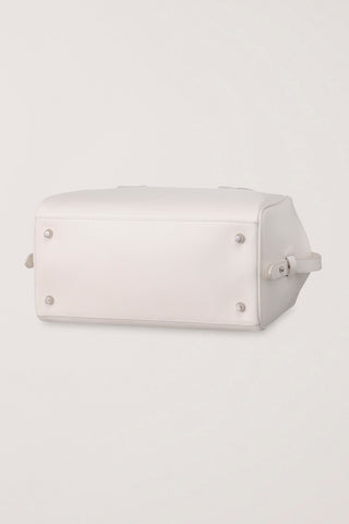 SOFT FRAME COMPACT SHOULDER BAG IVORY