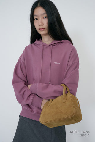 UNISEX GARMENT DYED HOODIE PURPLE