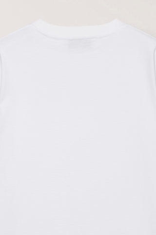 UNISEX MINIMAL LETTERING T-SHIRT OFF WHITE